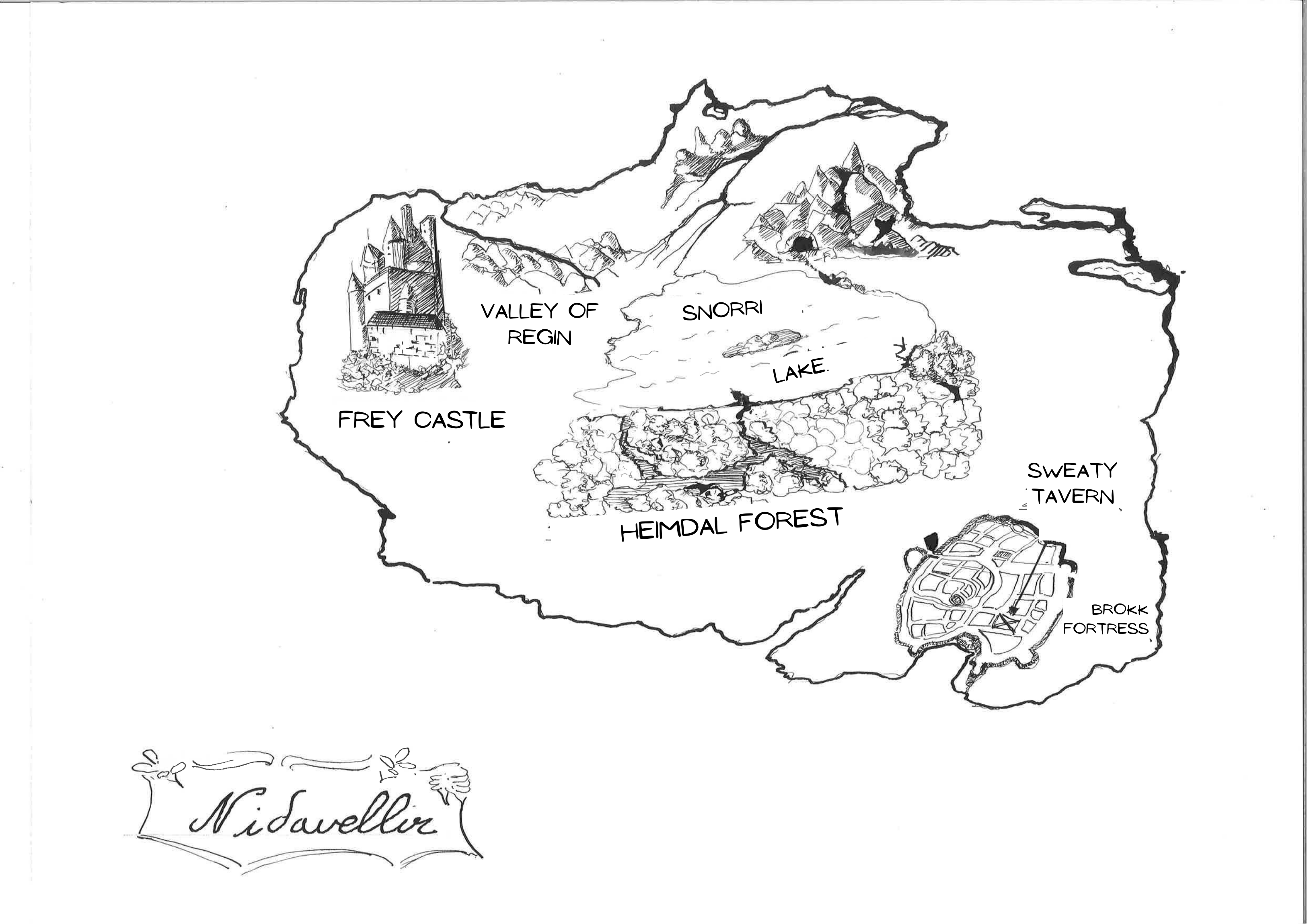 Map of Nidavellir